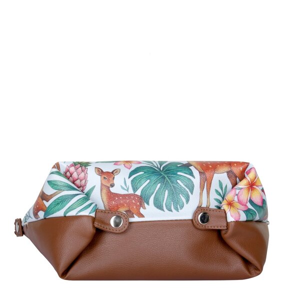 Printed Leather 3-in-1 Convertible Top Handle Crossbody Bag for Women- Daily Use - Picture 14 of 16